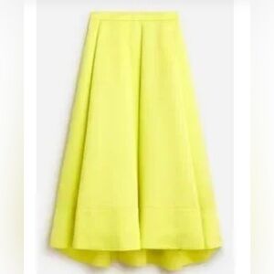 Urban Outfitters Neon Yellow A-Line Skirt